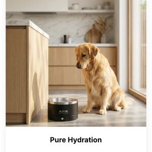 APR Hydrogen Black Stainless Steel Accessory Jar